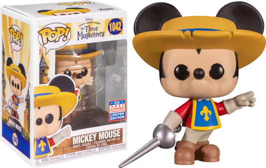 Funko Pop! Disney The Three Musketeers - Mickey Mouse #1042 2021 Summer Convention Exclusive