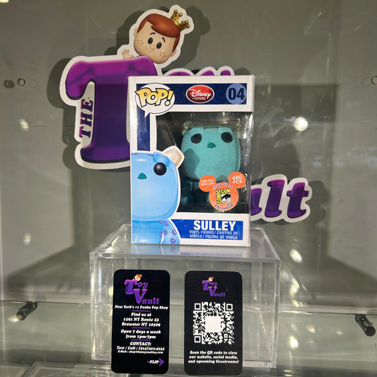Funko Pop! Disney Monsters - Sulley #04 Flocked New York Comic Con Exclusive LE 480