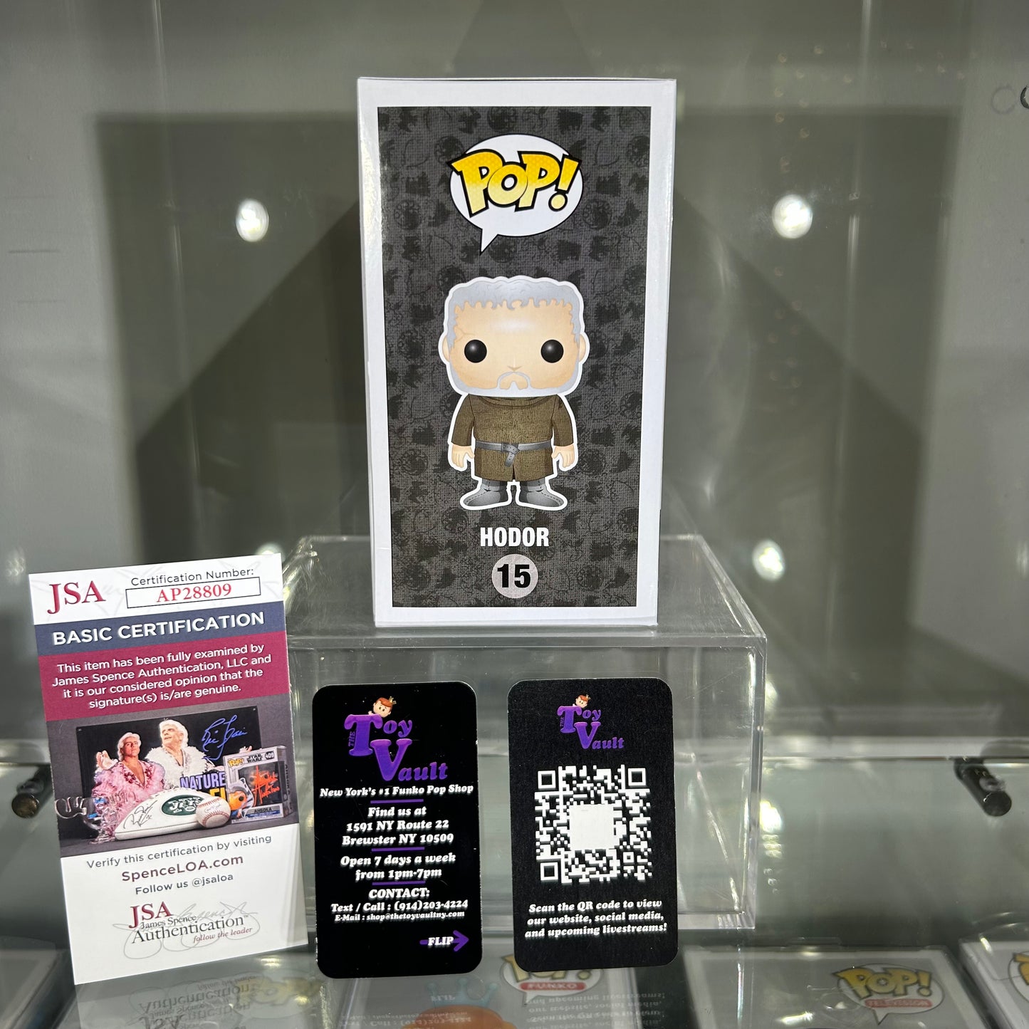 Funko Pop! Television Game of Thrones - Hodor #15 Signed by Kristian Nairn