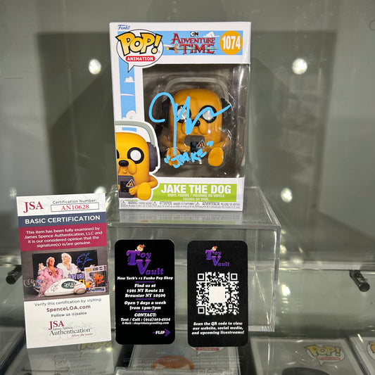 Funko Pop! Television Adventure Time - Jake the Dog #1074 Signed by John DiMaggio