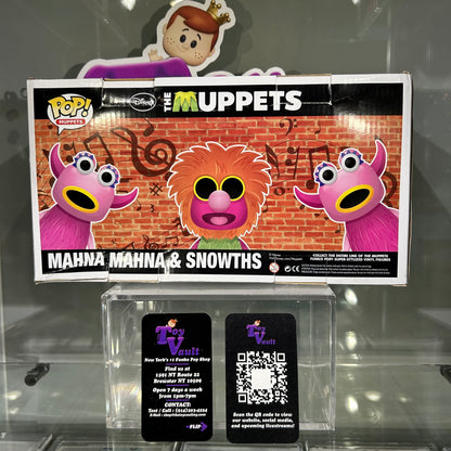 Funko Pop! Disney Muppets - Mahna Mahna and Snowths (3 Pack) Metallic 2012 San Diego Comic Con Exclusive LE 480