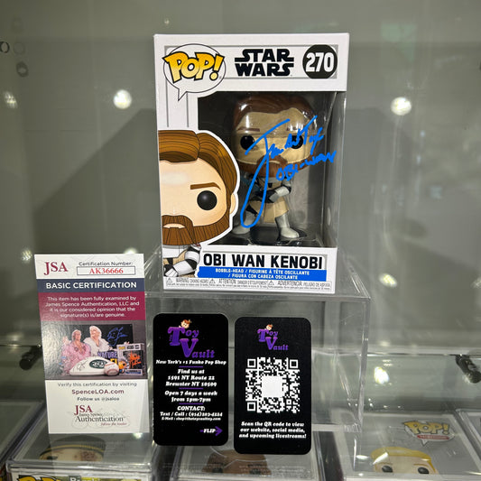 Funko Pop! Star Wars The Clone Wars - Obi Wan Kenobi #270 Signed by James Arnold Taylor