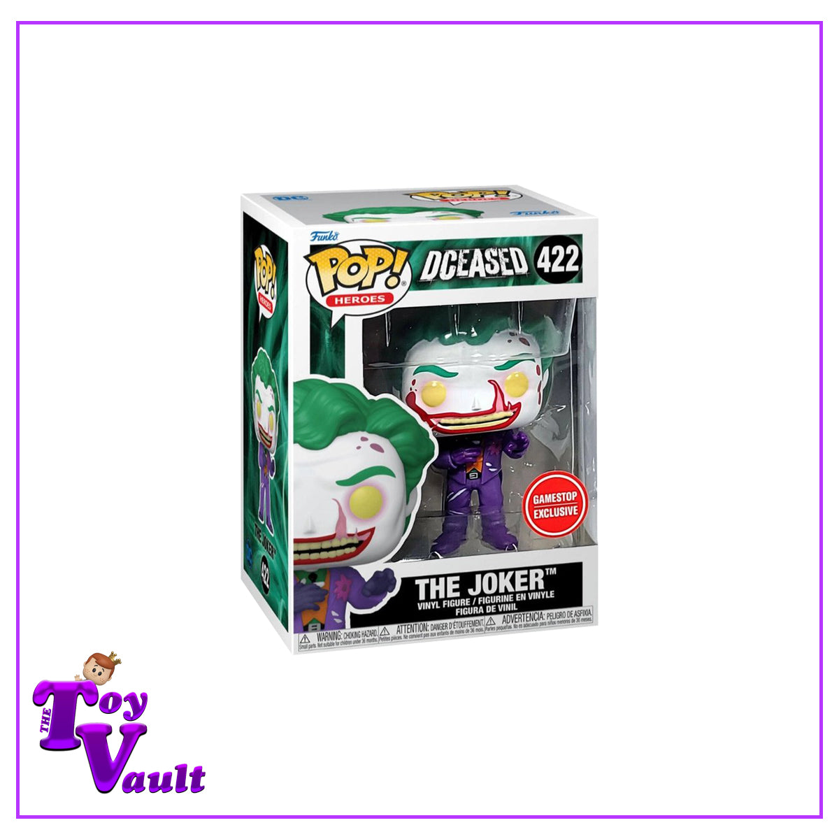 Funko Pop! DC Heroes DCeased - The Joker (Bloody) #422 GameStop Exclusive