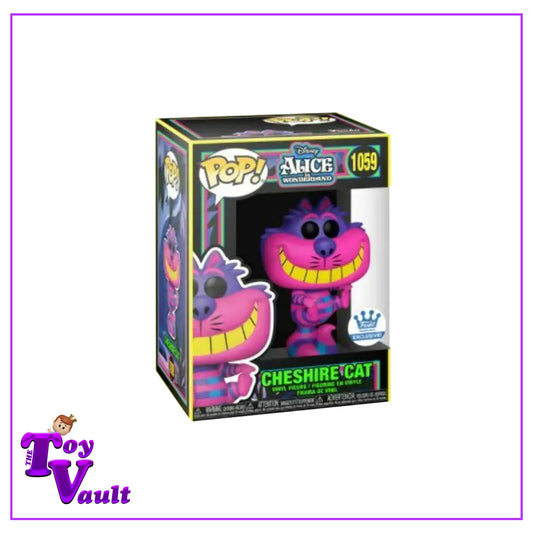 Funko Pop! Disney Alice in Wonderland - Cheshire Cat #1059 Blacklight Funko Shop Exclusive