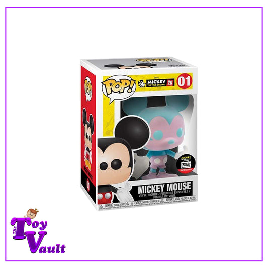 Funko Pop! Disney Mickey The True Original 90th Anniversary - Mickey Mouse #01 (Blue and Purple) Funko Shop Exclusive