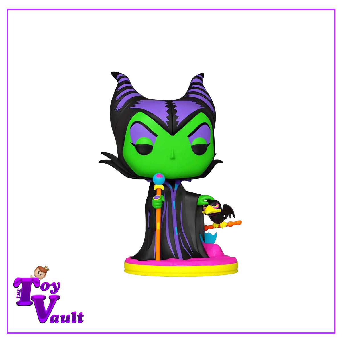 Funko Pop! Disney Villains Sleeping Beauty - Maleficent #1082 Blacklight Hot Topic Exclusive