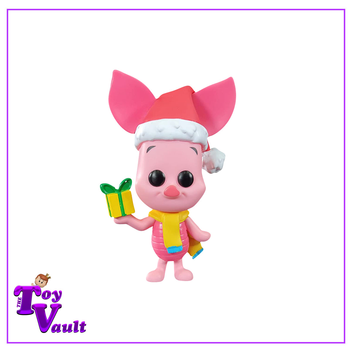 Funko Pop! Disney Winnie the Pooh - Piglet (Holiday) #615 in the Santa Hat