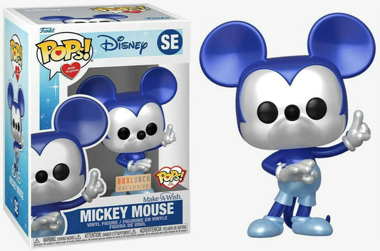Funko Pop! Disney Make a Wish - Mickey Mouse (Blue Metallic) SE Pops with Purpose BoxLunch Exclusive