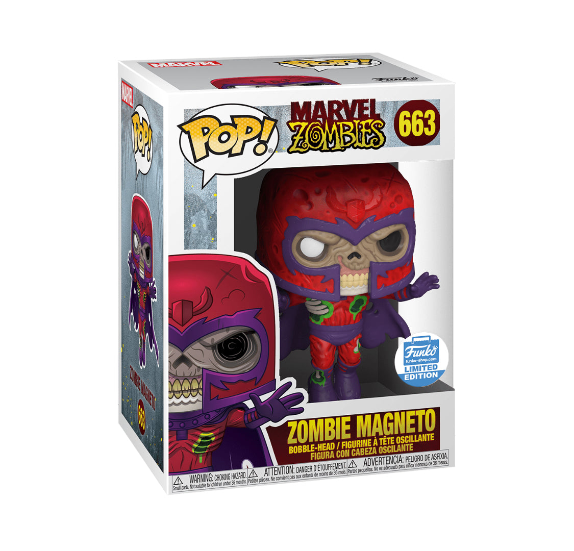 Funko Pop! Marvel X Men - Zombie Magneto #663 Funko Shop Exclusive