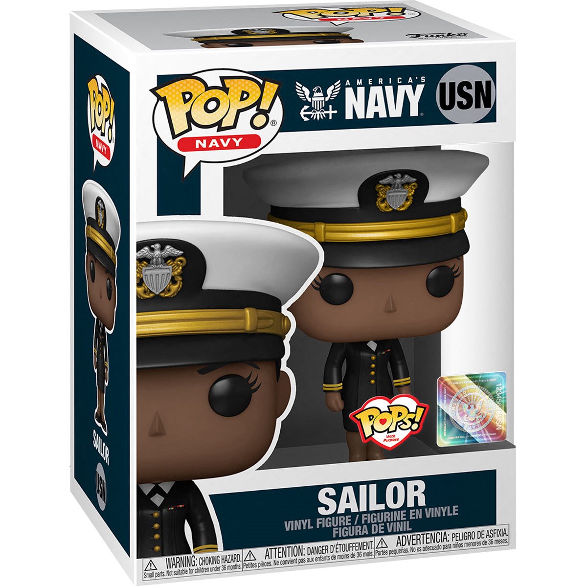 Funko Pop! Icons Military - Sailor (African American Female) Pops with Purpose Exclusive