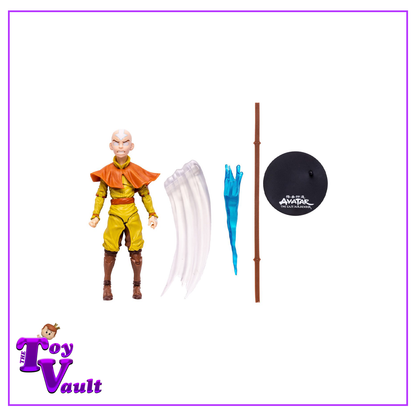 McFarlane Toys Animaton Avatar the Last Airbender Aang Avatar State Gold Label 7-Inch Scale Action Figure