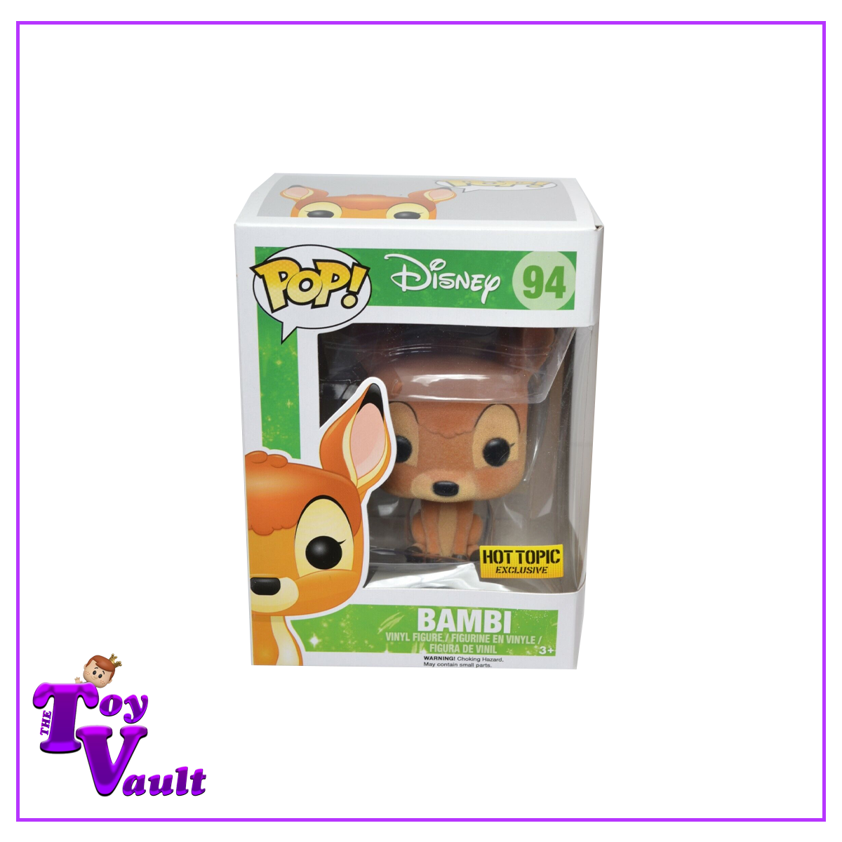 Funko Pop! Disney Bambi - Bambi #94 Flocked Hot Topic Exclusive