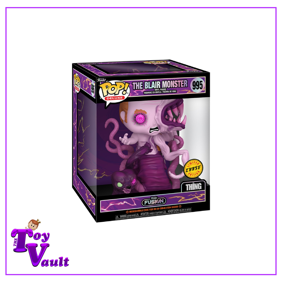 Funko Pop! Fusion Horror The Thing - Blair Monster #995 Purple Chase (Deluxe) with Redeemable Code Preorder