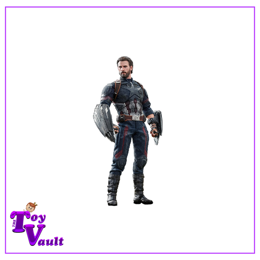 Hot Toys Marvel Avengers Infinity Wars Captain America 12-inch Action Figure with Accessories