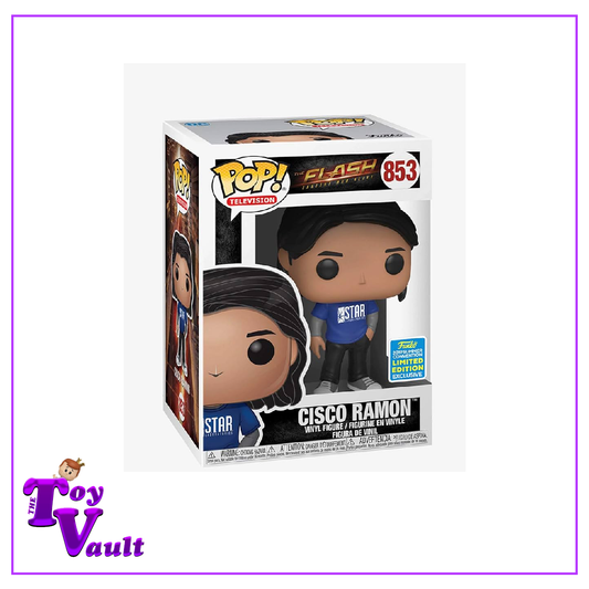 Funko Pop! DC Heroes The Flash - Cisco Ramon #853 SDCC Shared Exclusive