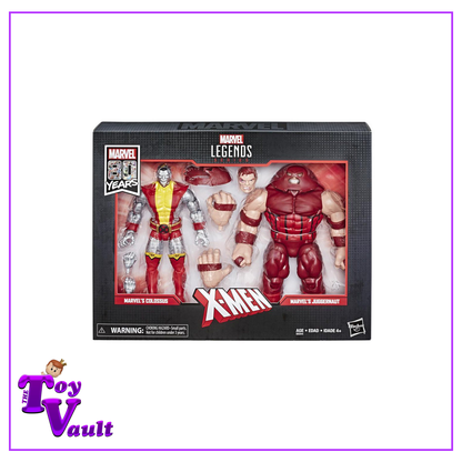 Hasbro Marvel Legends 80th Anniversary Colossus and Juggernaut (2 Pack) 6 Inch Action Figures Preorder