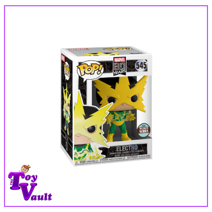 Funko Pop! Marvel 80 Years Spider Man - Electro #545 First Appearance Specialty Series Exclusive