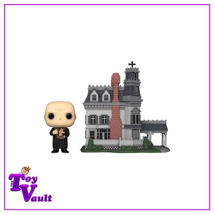 Funko Pop! Horror The Addams Family - Uncle Fester and Addams Family Mansion #40 (Town) Preorder