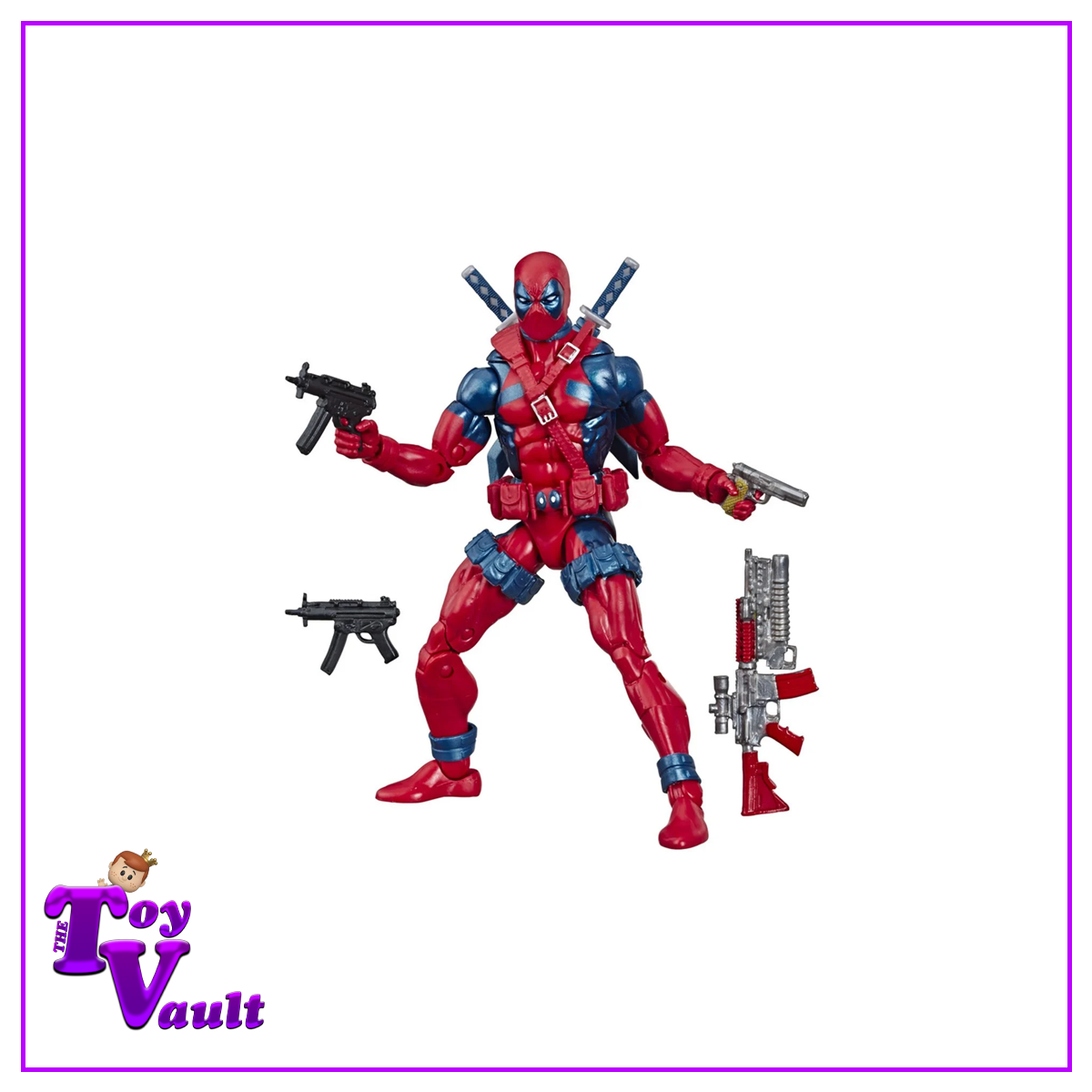 Hasbro Marvel Legends X-Men X Force Retro Deadpool 6-inch Action Figure - Exclusive Preorder