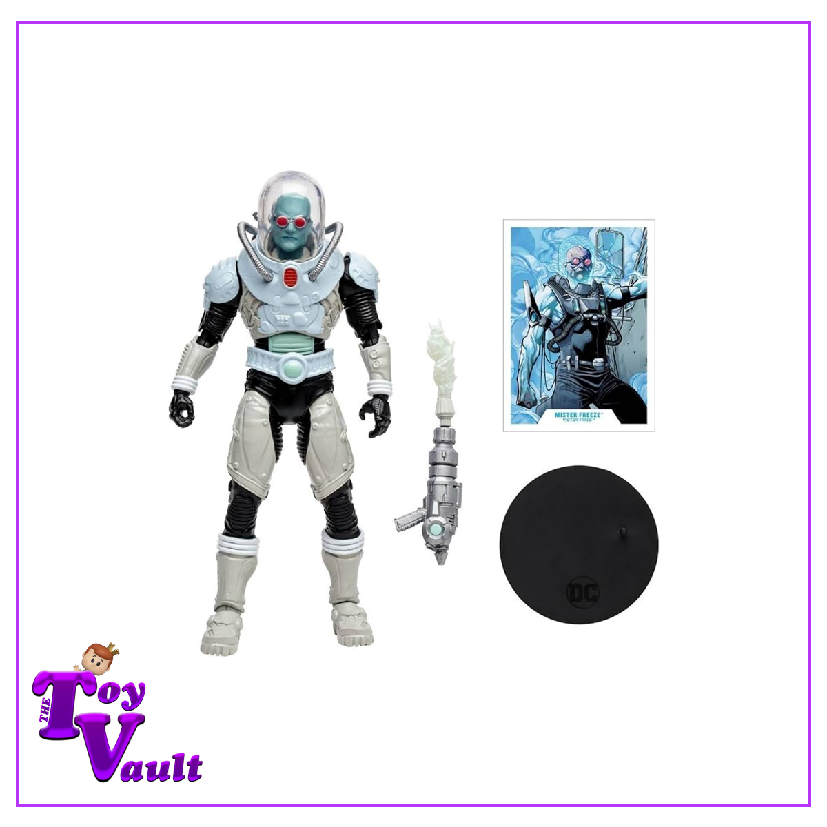McFarlane Toys DC Heroes Multiverse Batman - Mister Freeze (Victor Fries) 7 inch Action Figure with Gun