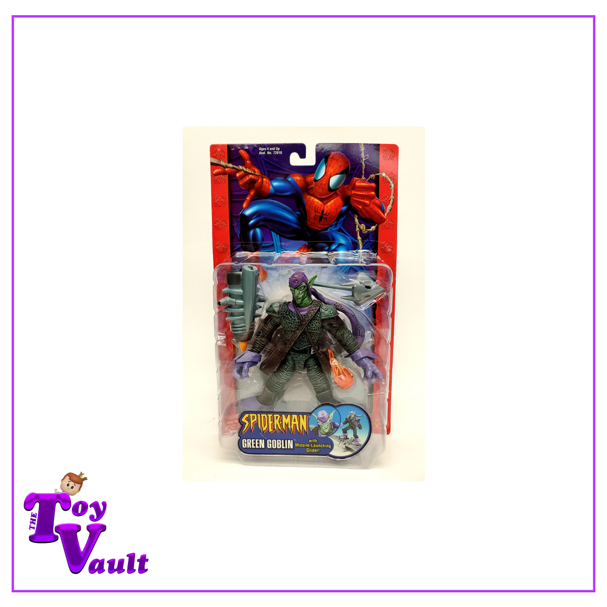 Toy Biz Marvel Spider Man Green Goblin with Missle-Launching Glider Action Figure