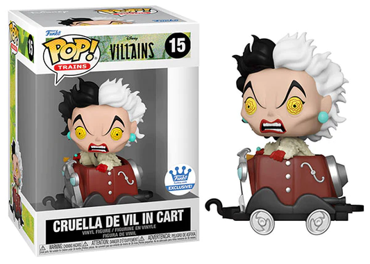 Funko Pop! Disney Villains - Cruella De Vil in Cart #15 Funko Shop Exclusive