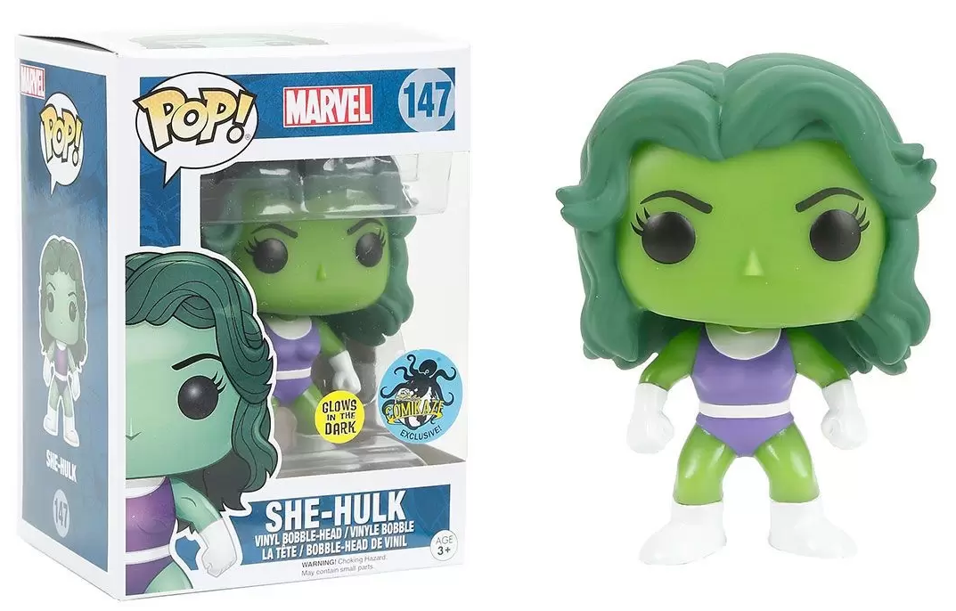 Funko Pop! Marvel Hulk - She Hulk #147 Glow in the Dark LACC Exclusive