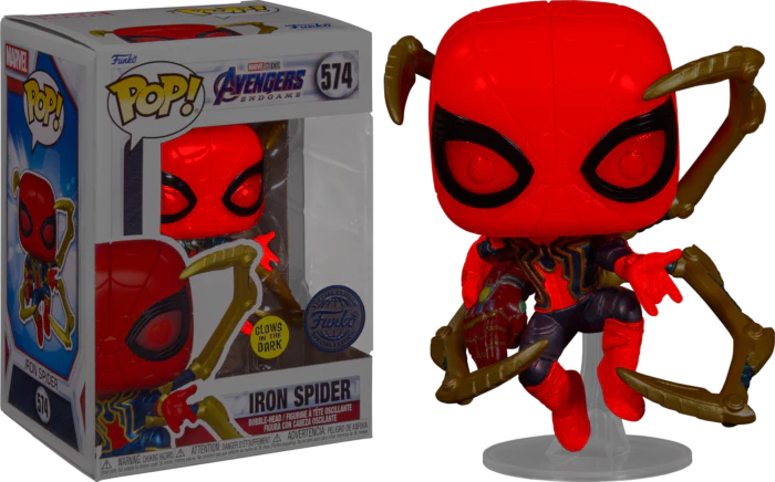 Funko Pop! Marvel Avengers - Iron Spider #574 Glow in the Dark Special Edition Exclusive