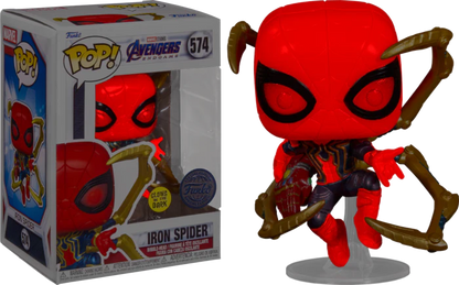 Funko Pop! Marvel Avengers - Iron Spider #574 Glow in the Dark Special Edition Exclusive