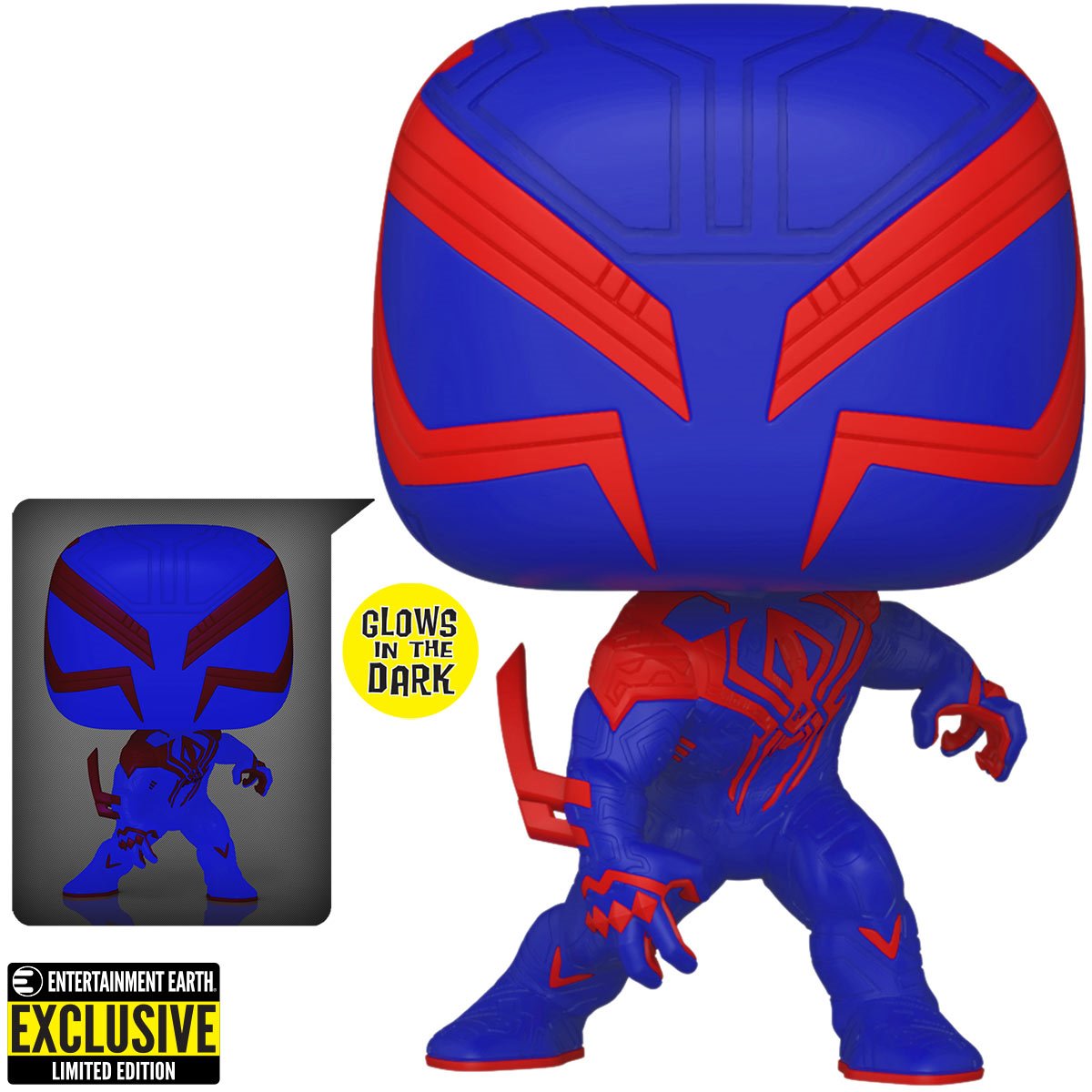 Funko Pop! Marvel Across the Spider Verse - Spider Man 2099 #1267 Glow in the Dark Entertainment Earth Exclusive