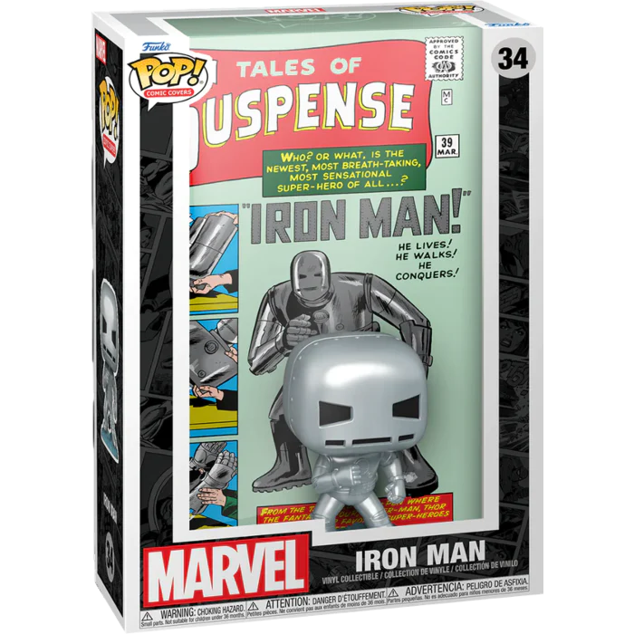 Funko Pop! Marvel Avengers - Iron Man Tales of Suspense #34 Comic Cover