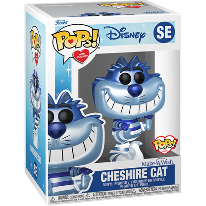 Funko Pop! Disney Alice in Wonderland - Cheshire Cat (Blue) SE Make a Wish Pops with Purpose Exclusive