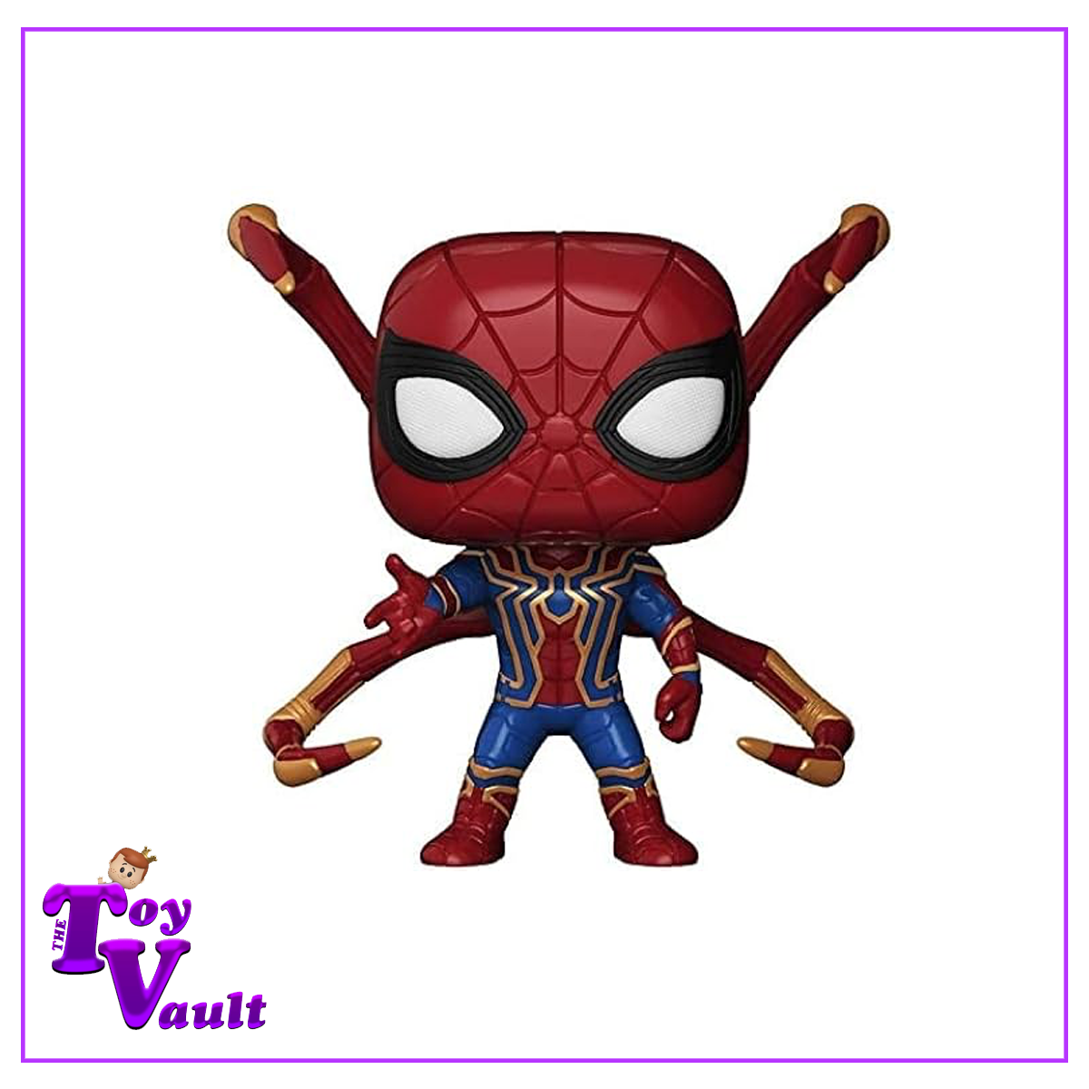 Funko Pop! Marvel Avengers Infinity War - Iron Spider-Man #300 Metallic Target Exclusive