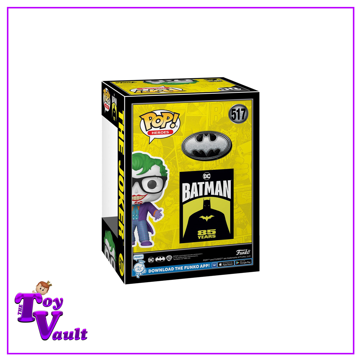 Funko Pop! DC Heroes Batman 85th Anniversary - The Joker with Teeth #517 Preorder