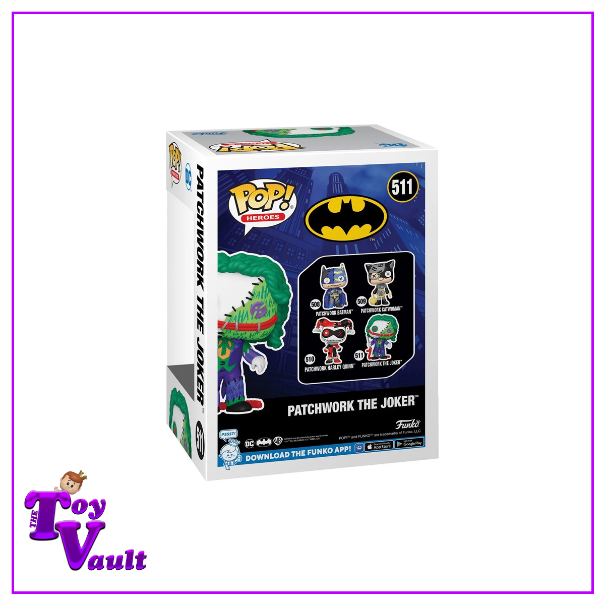 Funko Pop! DC Heroes Batman - The Joker (Patchwork) #511 Preorder