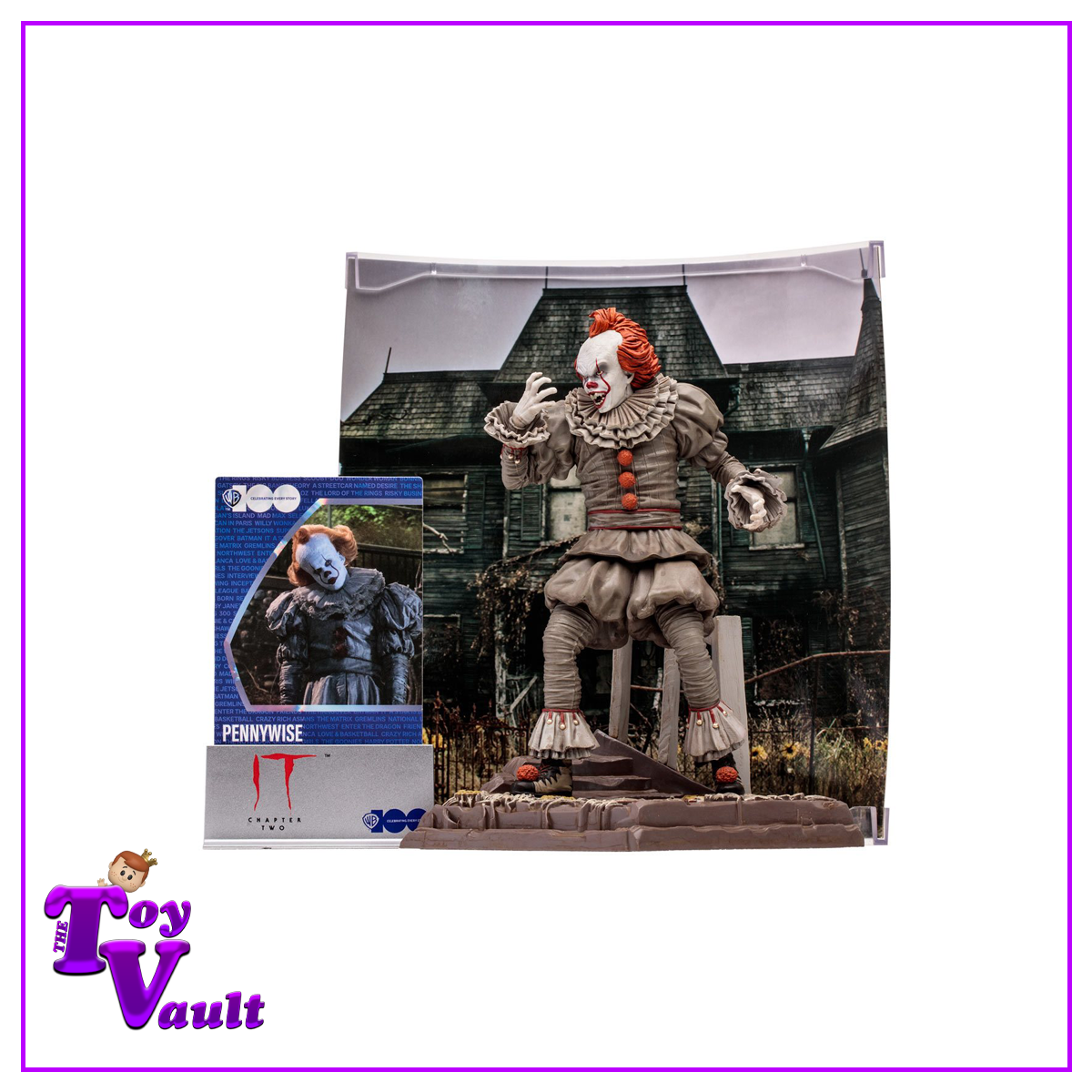 McFarlane Toys Movie Maniacs Horror WB 100: It Chapter Two Pennywise Wave 5 Limited Edition 6-Inch Scale Posed Figure