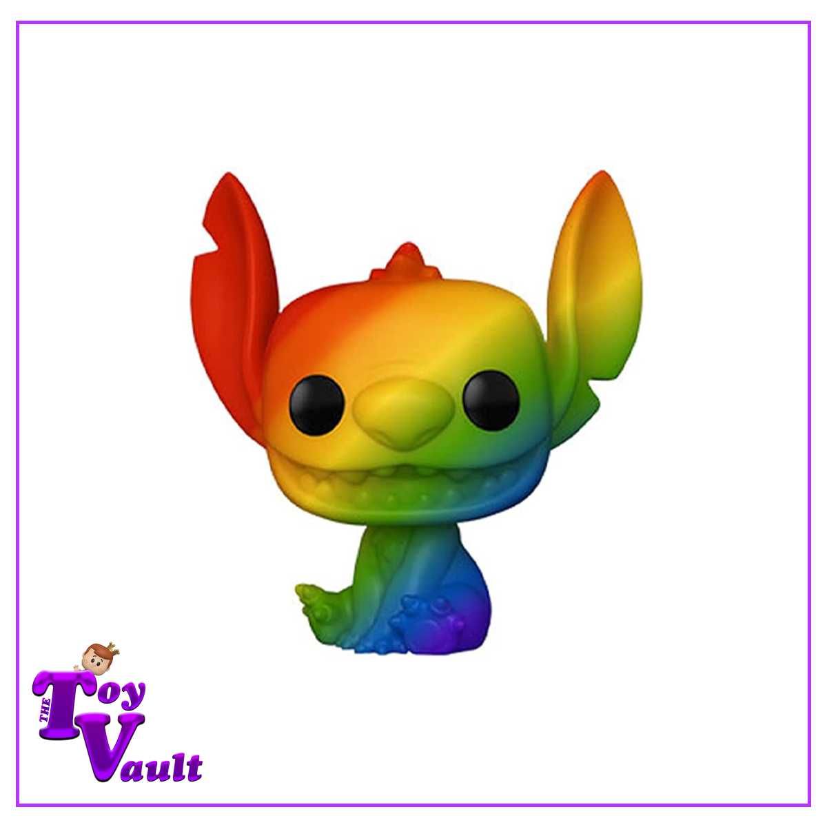 Funko Pop! Disney Lilo and Stitch - Smiling Seated Stitch #1045 (Rainbow)