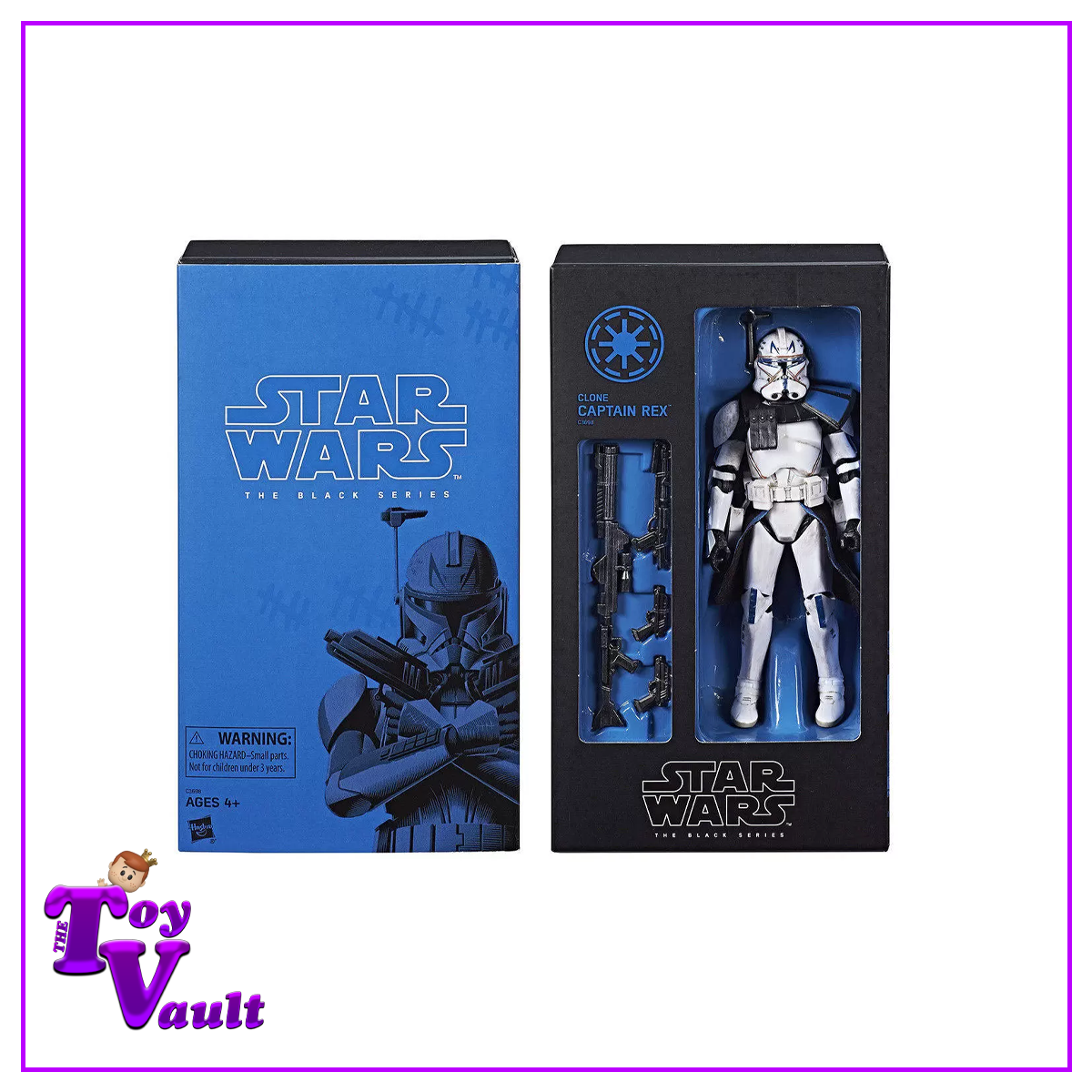 Hasbro Star Wars The Black Series The Clone Wars - Clone Captain Rex Action Figure with Special Collectors Box