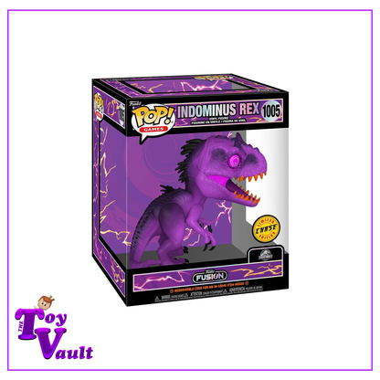 Funko Fusion Pop! Movies Jurassic Park - Indominus Rex #1005 Purple Chase (6-inch) with Digital Token Preorder