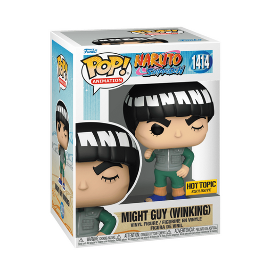 Funko Pop! Animation Naruto - Might Guy (Winking) #1414 Hot Topic Exclusive