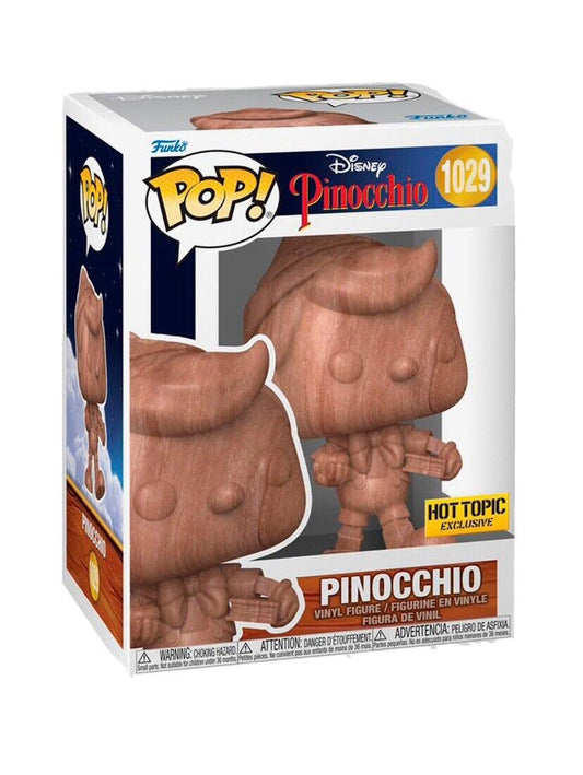 Funko Pop! Disney Pinocchio - Wooden Pinocchio #1029 Hot Topic Exclusive