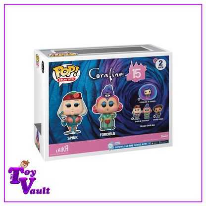 Funko Pop! Horror Movies Coraline 15th Anniversary - Spink & Forcible (2 Pack) Preorder