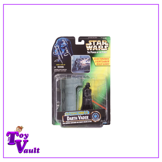 Hasbro Kenner Star Wars The Power of the Force Darth Vader with Glowing Lightsaber and Remote Dueling Action (1996)
