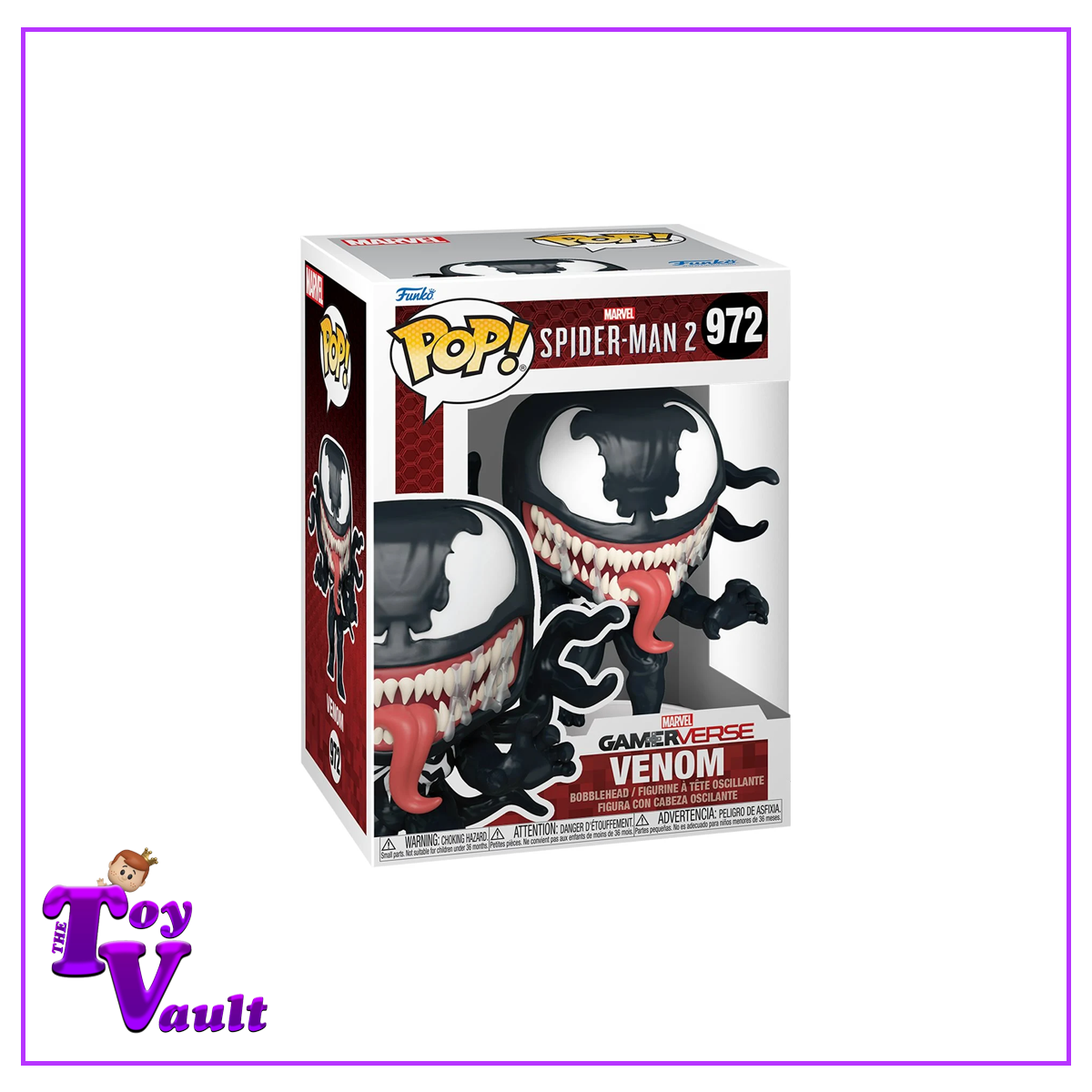 Funko Pop! Marvel Spider Man 2 Game - Venom #972