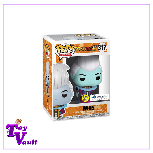 Funko Pop! Animation Dragon Ball Z - Whis #317 Glow in the Dark Galactic Toys Exclusive